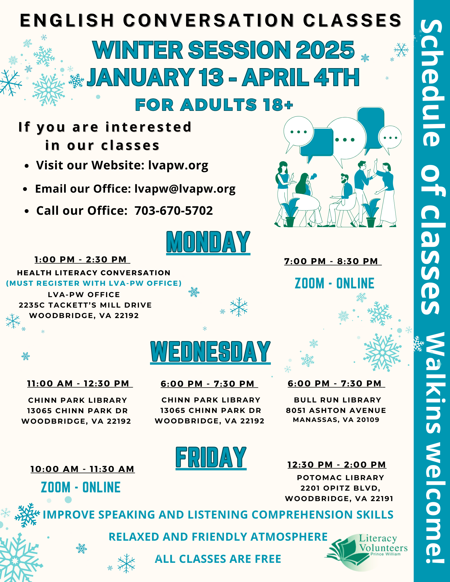 Winter 2025 Conversation Class Schedule (1)